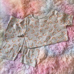 Rainbow pajama set